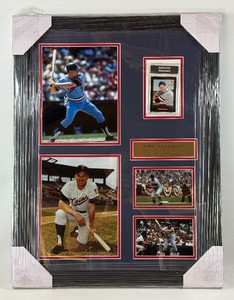 Harmon Killebrew Autographed Baseball Card Custom Framed 20x26 Minnesota Twins