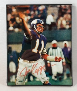 Joe Kapp Autographed Minnesota Vikings Photo