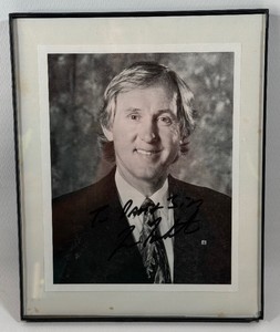 Fran Tarkenton Autographed Football Photo Minnesota Vikings