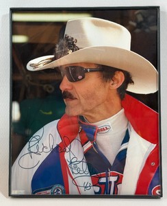 Richard Petty Autographed NASCAR Racing Photo