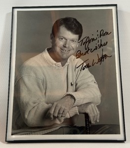 Tom Watson Autographed Golf Photo