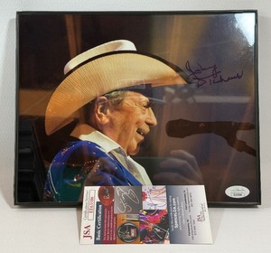 Jimmy Dickens Autographed Photo w JSA Authentication