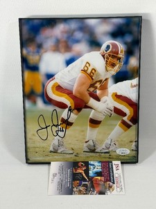 Joe Jacoby Autographed Football Photo w JSA Authentication