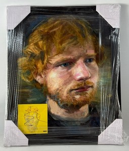 Ed Sheeran Autographed CD Album Cover Framed With Poster