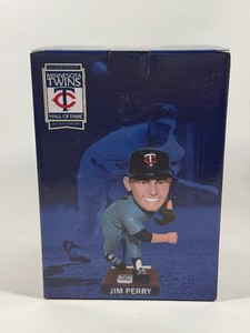 Jim Perry Minnesota Twins Baseball Hall of Fame 20th Anniversary Bobblehead - New In Box