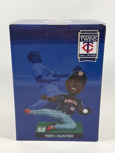 Torii Hunter Minnesota Twins Baseball Hall of Fame 20th Anniversary Bobblehead - New In Box