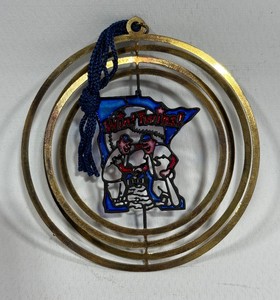 Vintage Minnesota Twins Minnie and Paul Chirstmas Ornament