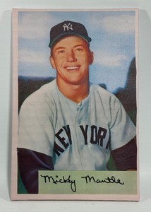 Mickey Mantle Baseball Canvas
