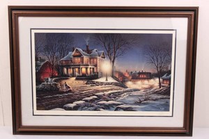 Terry Redlin Lights of Home Framed Limited Edition Print