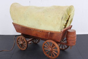 Vintage Conestoga Wagon-Lite Covered Wagon Lamp