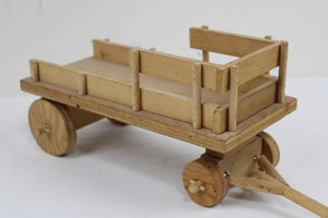 Handmade Wooden Wagon Cart