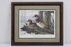 William S. Anderson Resting Woodies Signed Limited Edition Print 15 X 13