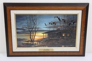 Terry Redlin Evening Retreat Framed Print With Certificate
