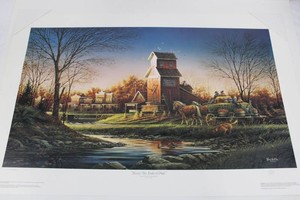 Terry Redlin Above the Fruited Plain Limited Edition Print 32 X 21 in