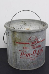 Galvanized Metal Bucket With Perforated Insert Set of 2