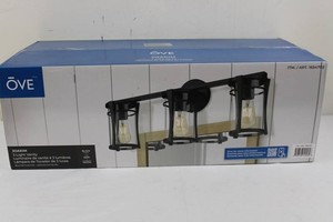 Ove Joakim 3-Light Vanity Light Black