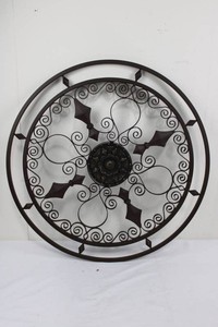 Large Round Metal Wall Art 28 D