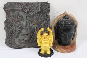 Buddha Face Decor Mixed Lot
