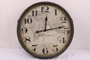 World Market Map Wall Clock 24D