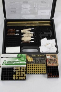 Gun Cleaning Kit & Ammunition Mixed Lot