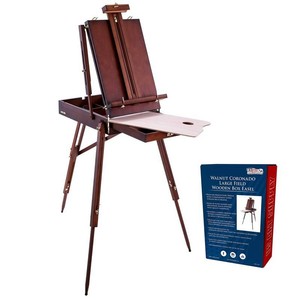 U.S. Art Supply E-507W Walnut Coronado Wooden Box Easel