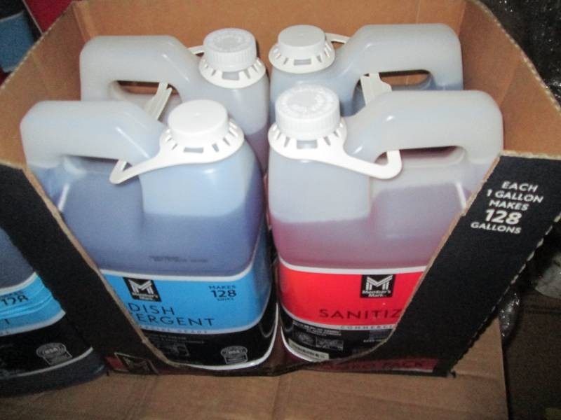 2 Gallons of commercial dish deterg...