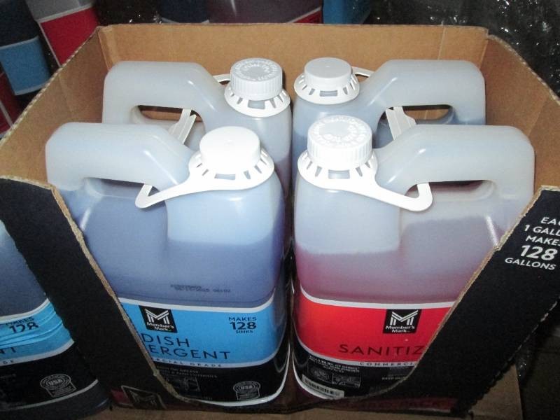 2 Gallons of commercial dish deterg...