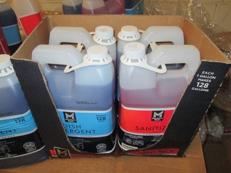 2 Gallons of commercial dish deterg...