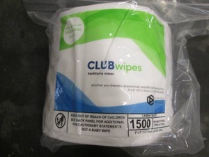 1500 Count lemon scent sanitizing wipes