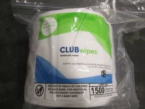 1500 Count lemon scent sanitizing wipes