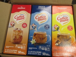 3 50 Count variety coffee mate creamera
