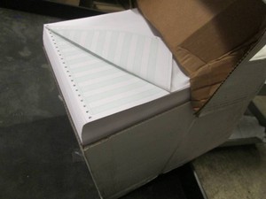 Great for printing or packing material, 2800 sheets 14 78 x 11 continuous form paper