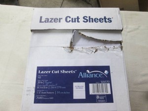 2500 Sheets 8.5 x 11 paper, one rea...