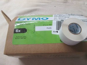 6 Rolls of Dymo file folder labels...
