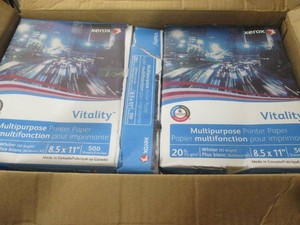 10 Reams of Vitality 8.5 x 11 paper...