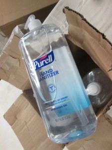 4 50.7 oz Purell hand sanitizer gel...