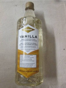 1 Liter Vanilla flavored coffee syr...