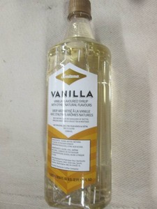 1 Liter Vanilla flavored coffee syr...