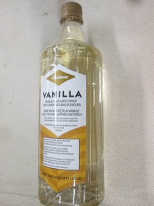 1 Liter Vanilla flavored coffee syr...