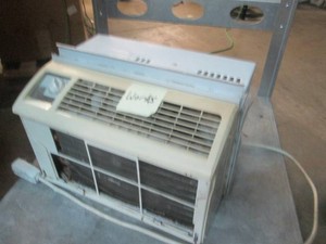 Used window air conditioner, works...