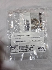 2016-P & 2016-D Kennedy Half Dollars  Uncirculated Littleton Coin Co. Sealed Pair
