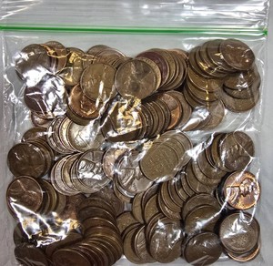 1 lb. Mixed Lincoln Wheat Pennies Bulk Coin Lot  Unsearched Collection