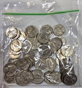 Mixed Jefferson Nickels  1940s, 1950s & 1960s Date Coin Lot