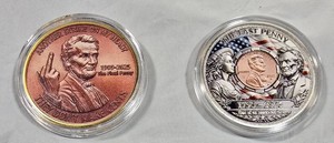 2025 Final Penny Commemorative Coin Set Lincoln Tribute 2 Medals