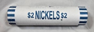 19762026 Dual Date Jefferson Nickel Mint Roll  40 Uncirculated Coins  Bicentennial Tribute