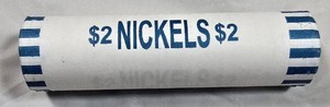 19762026 Jefferson Nickel Mint Roll  40 Uncirculated Dual Date Coins  Unopened Bank Roll