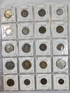 Hungary & Netherlands World Coin Collection Lot  19411995 with Swiss 1964 Coin