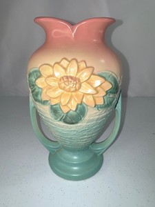 Hull Art Pottery Vase - Water Lily