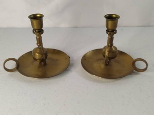 Brass Nautical Candle Holders