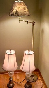 Set of Three Vintage Lamps